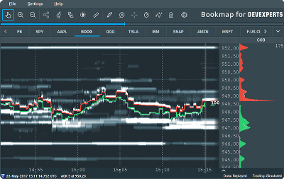 Bookmap for Devexperts Analytical Terminal