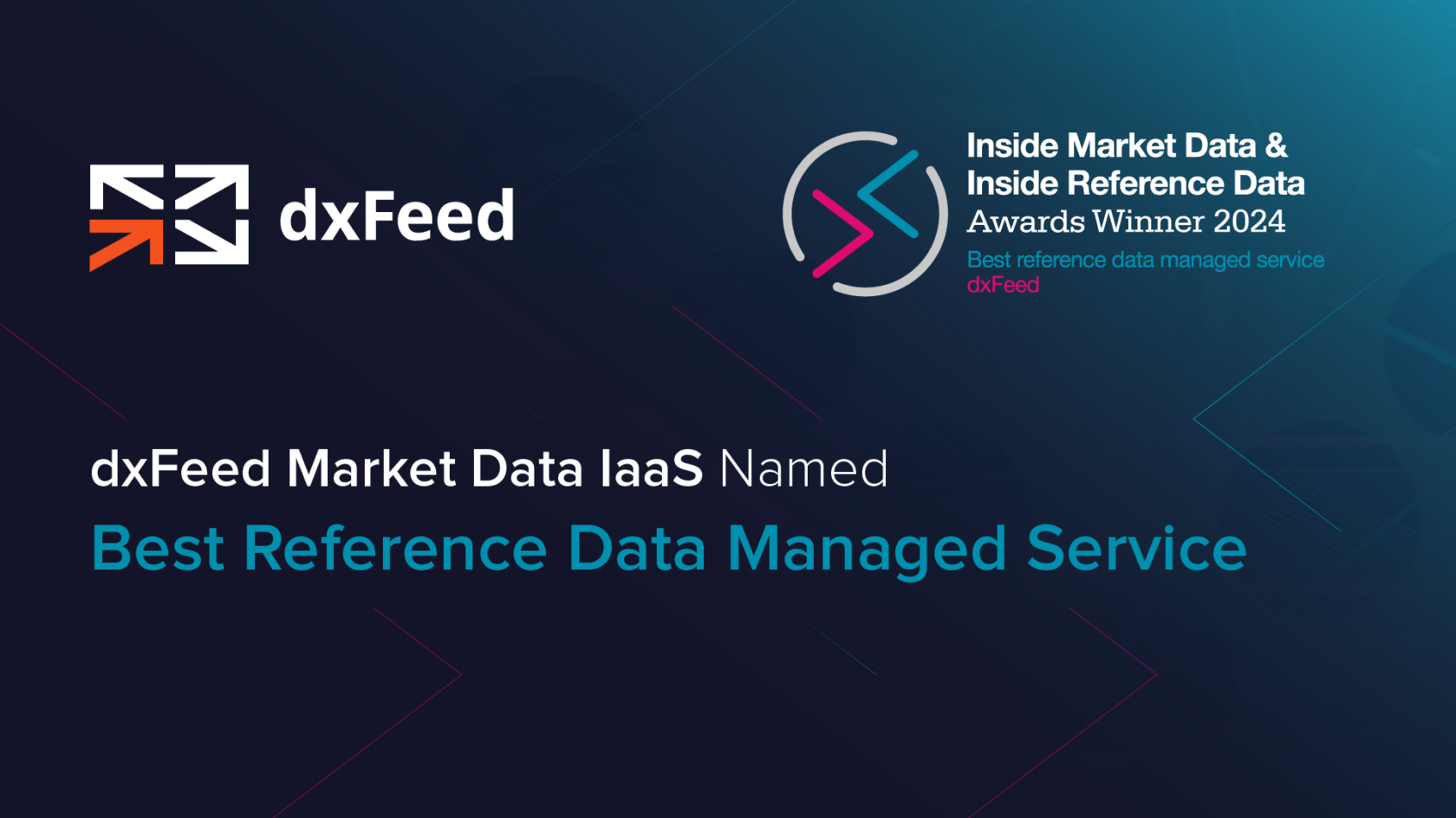 dxFeed is Best Data Provider by the FIO & Services Awards 2025
