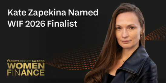 dxFeed’s Kate Zapekina Named Finalist for 2026 U.S. Women in Finance Awards